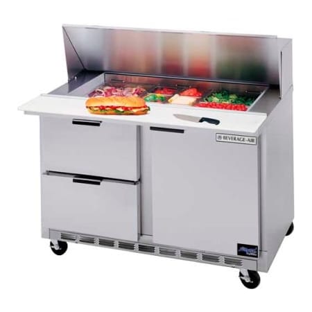 Beverage-Air Beverage Air Food Prep Tables Sped48 Elite Series Mega Top W/ Drawers, 48"W SPED48HC-12M-4